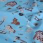 Preview: Baumwolljersey Bauernhoftiere hellblau – FVJ